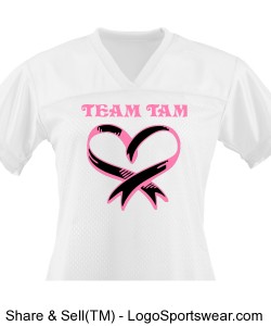 White Team Tam Jersey Design Zoom